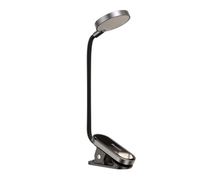 Lampka USB BASEUS Comfort Reading Mini Clip Lamp Dark Gray Lampka LED bezprzewodowa